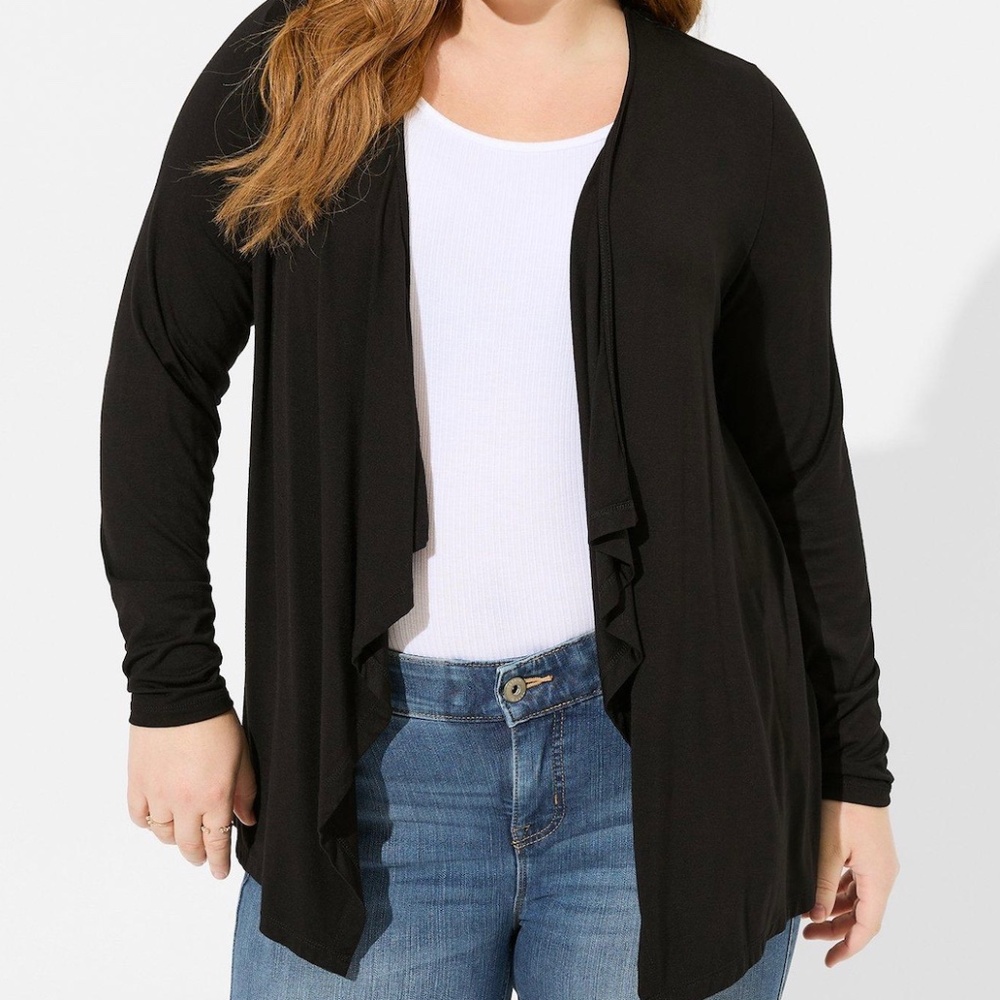 Super Soft Cardigan Drape Front - image 1